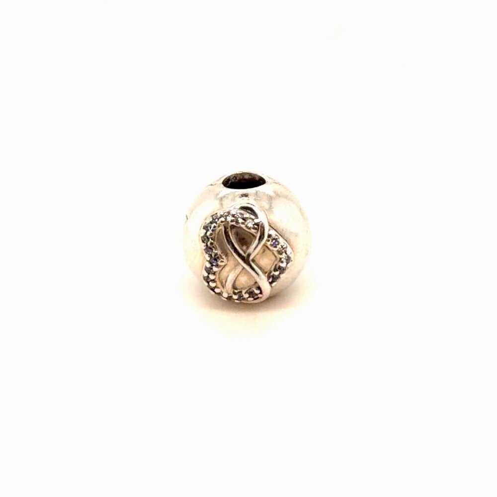 Pandora Heart Infinity Cz Clip Charm
